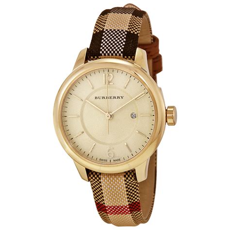 burberry the new round ladies watch heritage honey|burberry watches online.